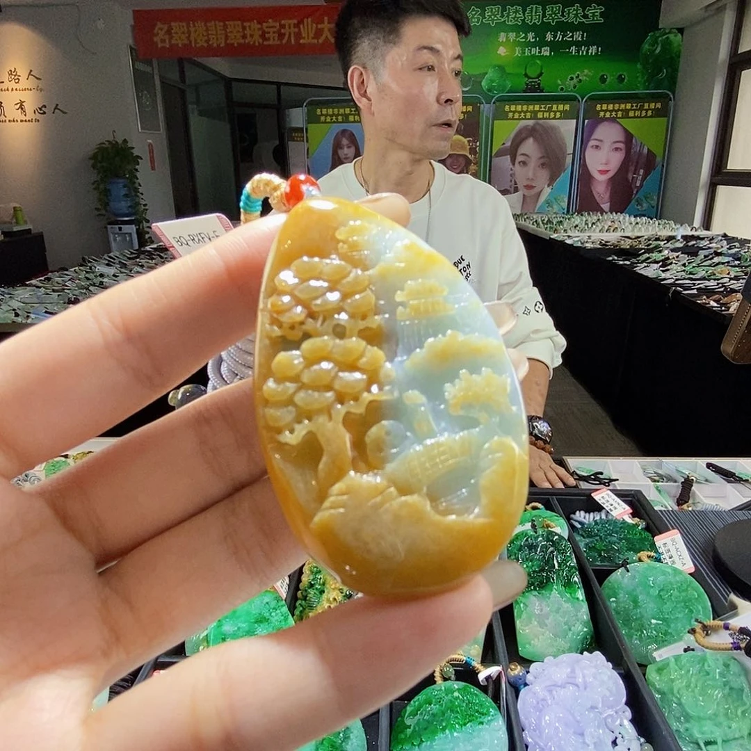 颈饰未镶嵌翡翠翡翠