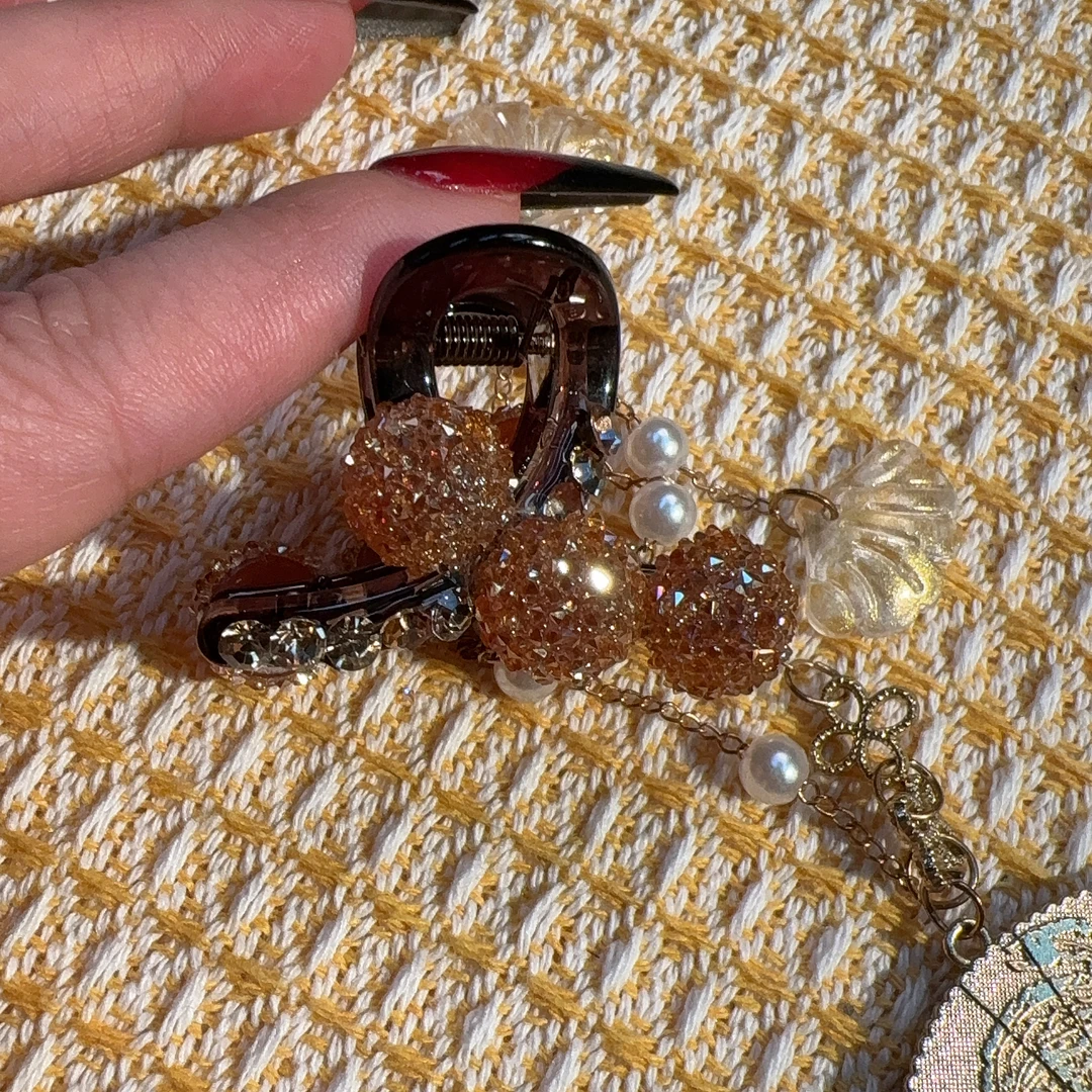 M1647新款小夹子新年必戴刘海夹高级感百搭时尚气质精致