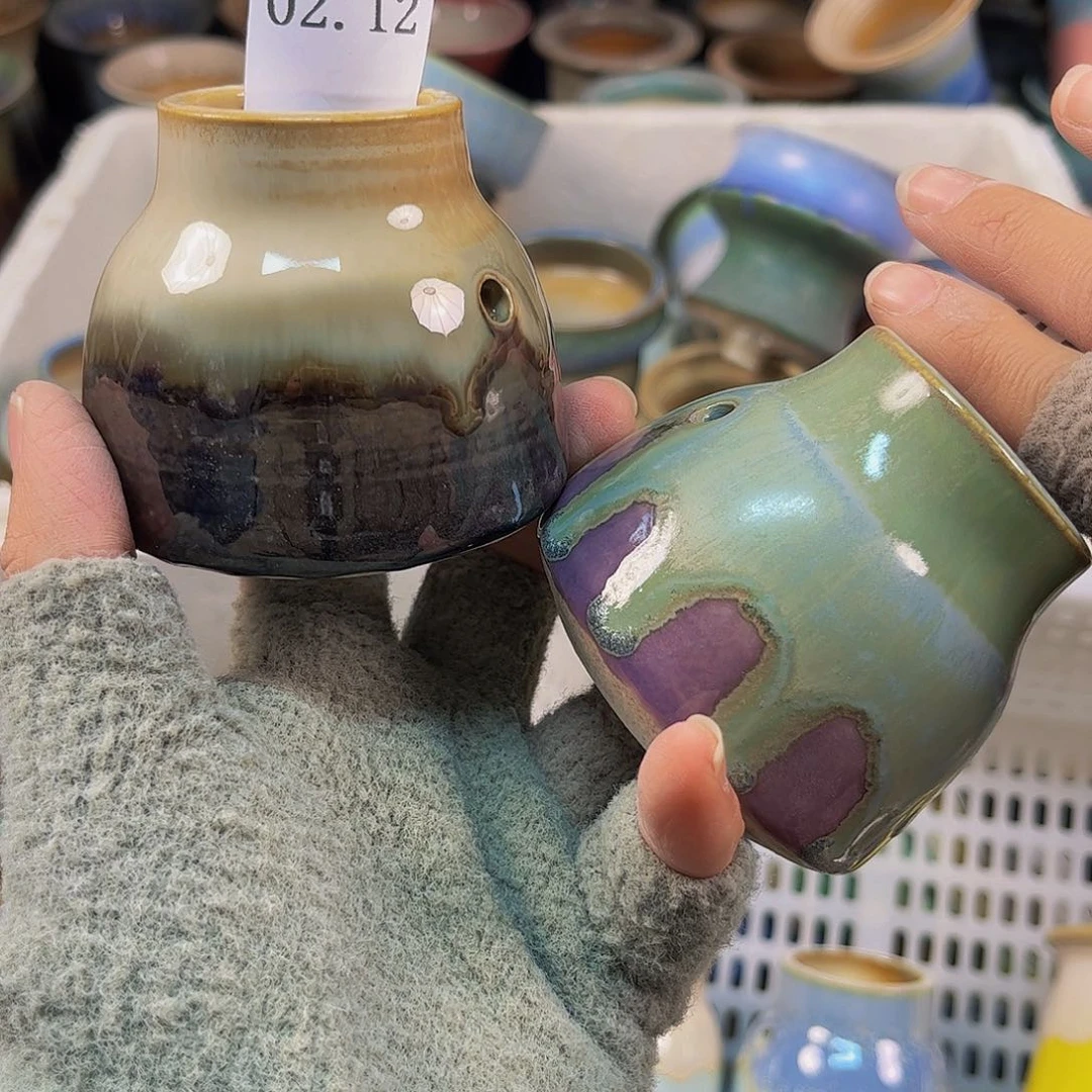 摆件橘*糖景德镇陶瓷手工制作