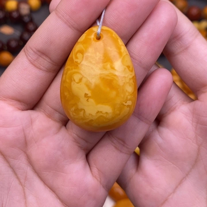 琥珀未镶嵌裸石蜜蜡L