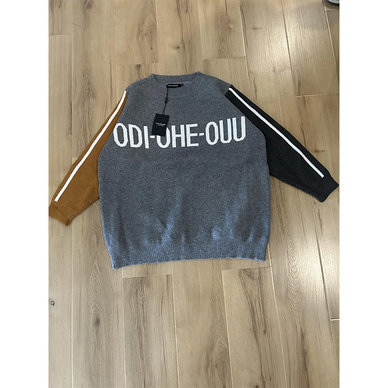 【ALINDM年终大清仓】胖mm显瘦遮肉200斤休闲宽松针织衫F1024