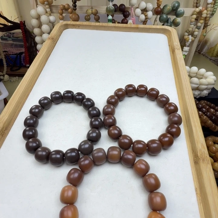 菩提根/象牙果手串卡15干磨落地果