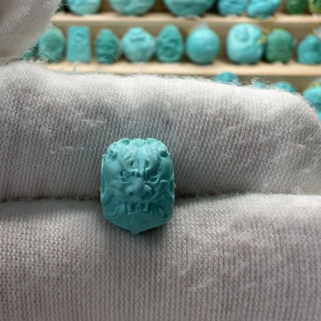 未镶嵌绿松石龙珠 10.4mm