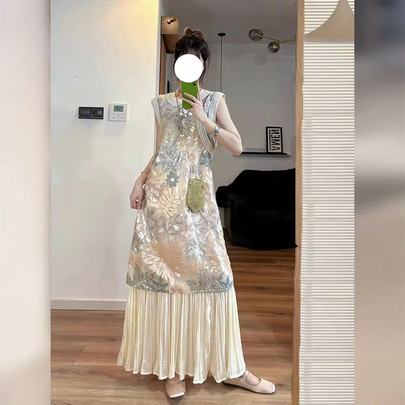 独特新中式女装国风气质高级感超好看连衣裙女夏季2025年新款裙子