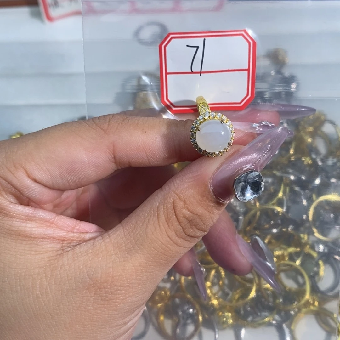 翡翠戒指合金翡翠首饰