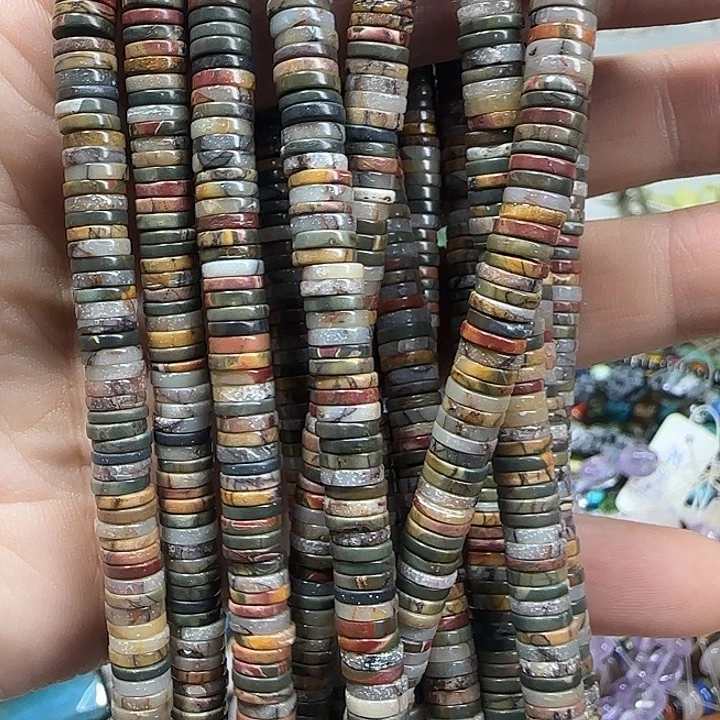 合金查罗石珠宝半成品多宝隔片一条