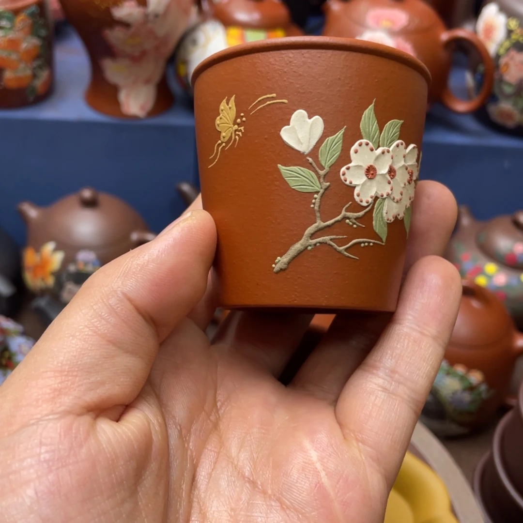 紫砂茶杯紫砂主人杯80cc