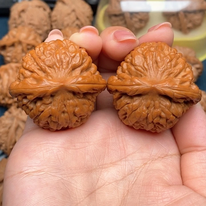 吊坠文玩核桃莲花41