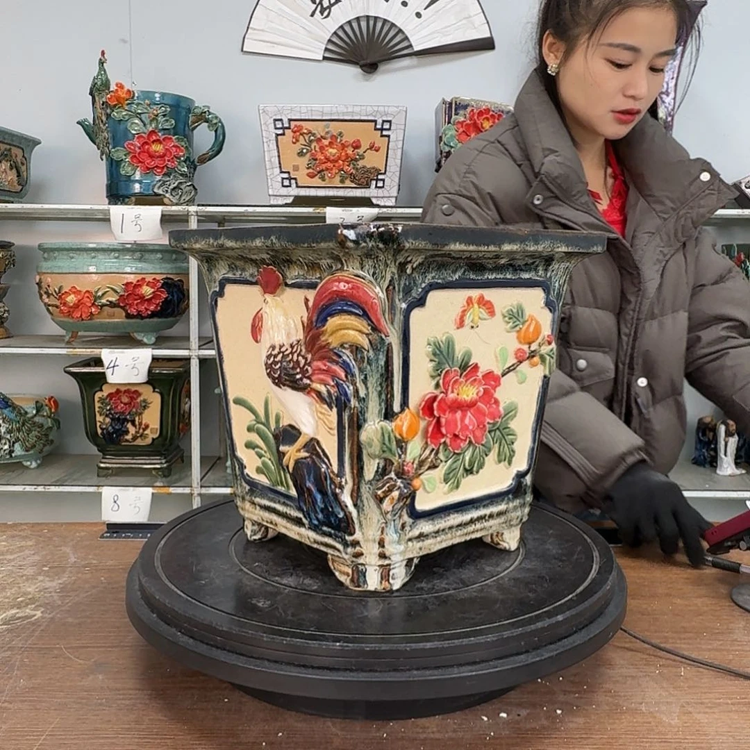 红陶F*石湾盆350