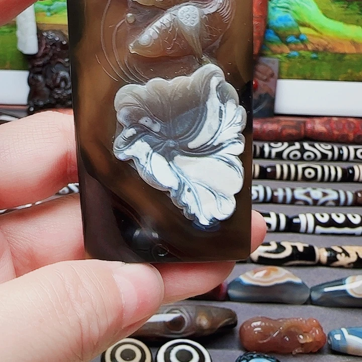 玛瑙/玉髓合金珠宝半成品