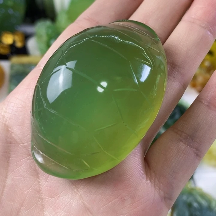 未镶嵌岫玉手把件