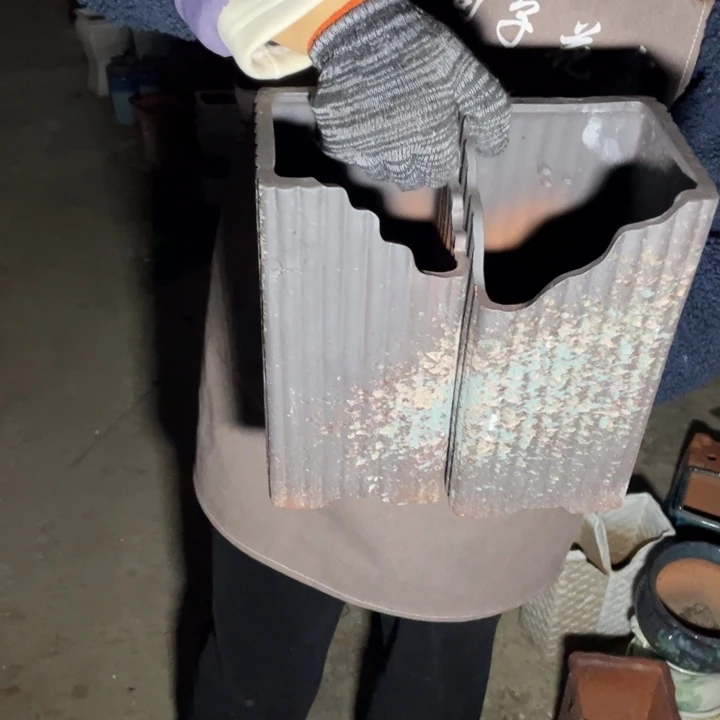 紫砂花盆口13高27正品正品