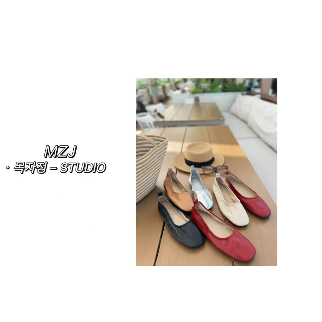 木子静−【超百搭的小单鞋】软乎乎的极简百搭软底防滑小单鞋