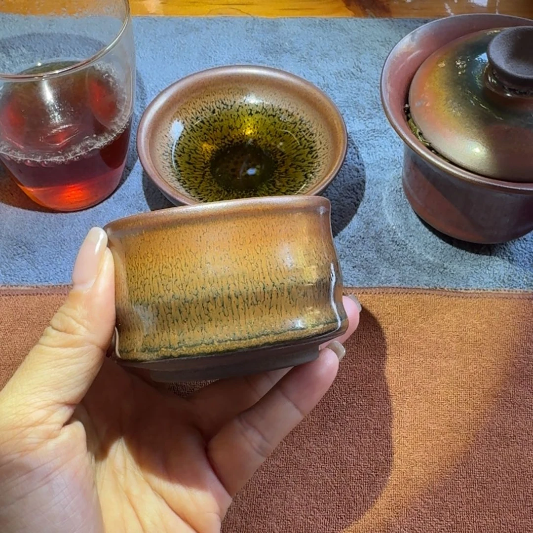 茶盏7219 秋罗龙窑柴烧手工茶盏