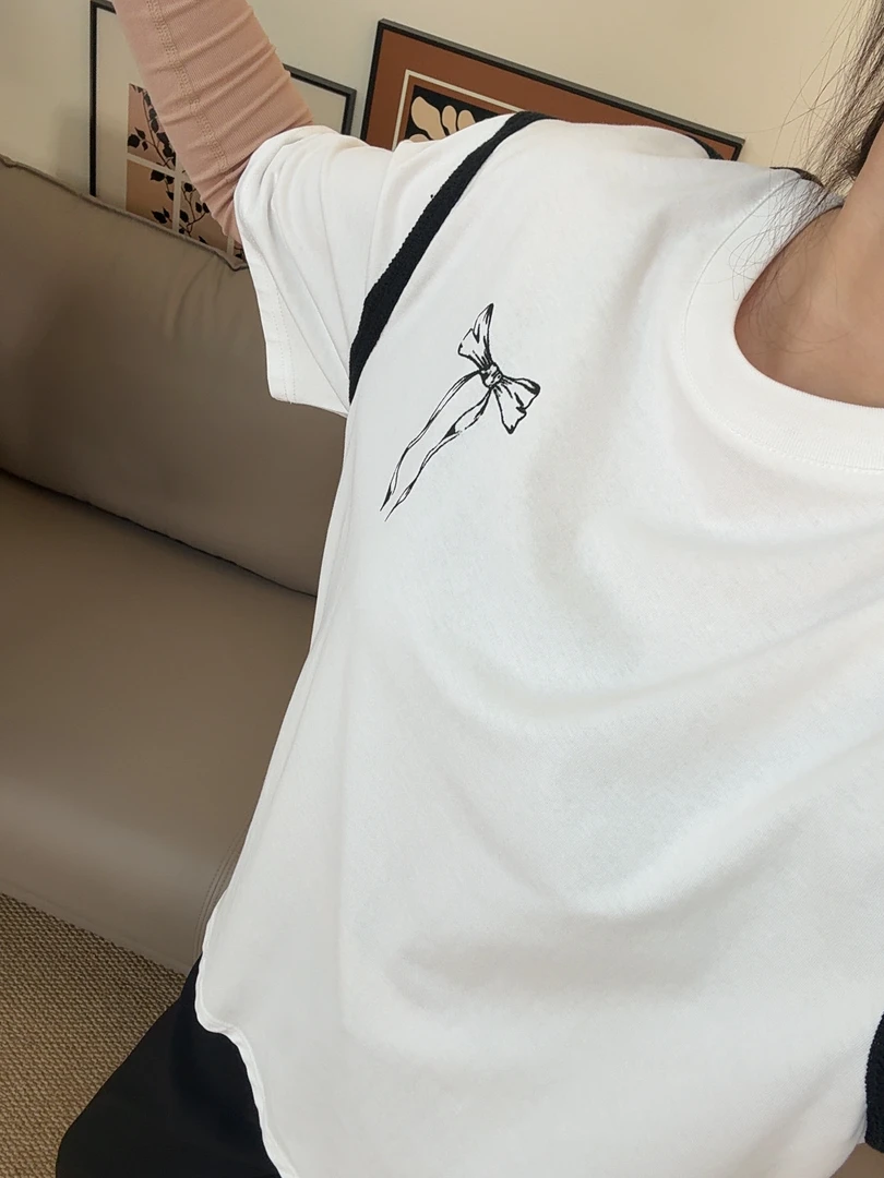 『DANEIF HEIRV』米奇卡通休闲夏季宽松潮流圆领情侣减龄印花T恤