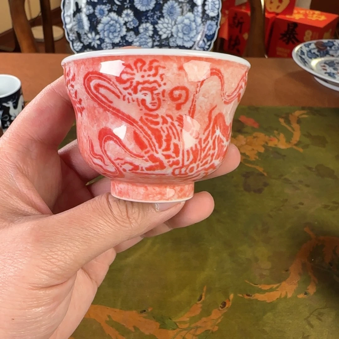 杯子景德镇手工手绘