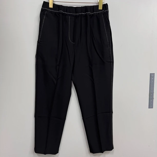 2506057松紧腰纯色萝卜裤女宽松显瘦简约25春夏新款