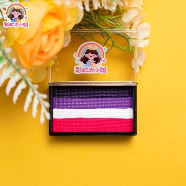 【彩虹大小姐】水溶性彩绘多色人体面部彩绘颜料速干易清洗