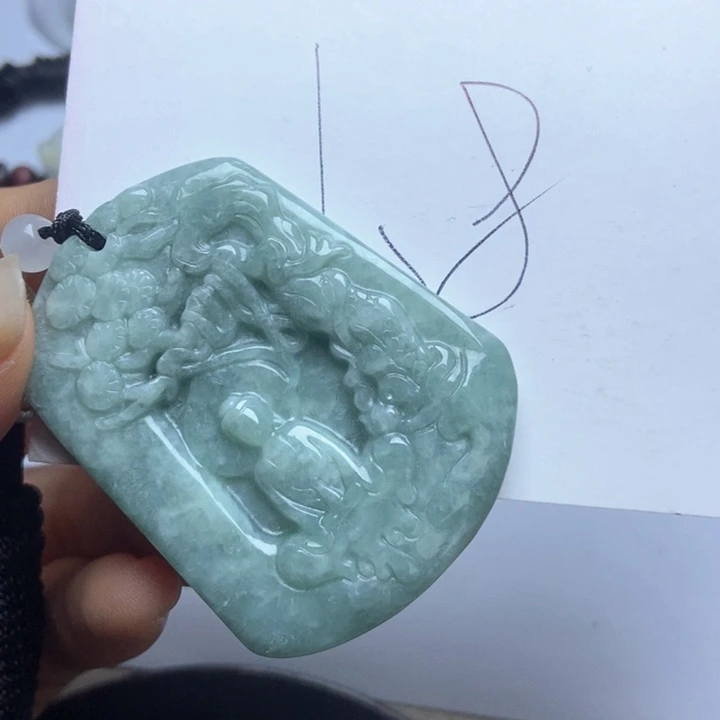 怀***远翡翠未镶嵌挂件翡翠