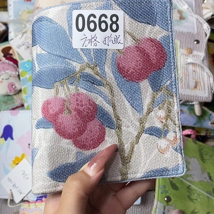织绣A7活页带方格纸0668打气眼