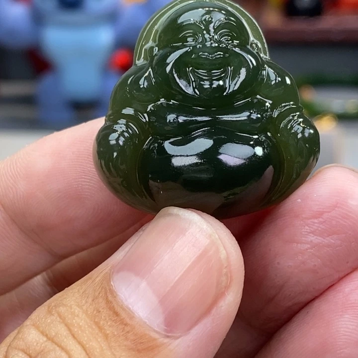 和田玉未镶嵌车挂