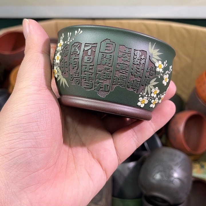 茶杯紫砂全手工紫砂主人杯