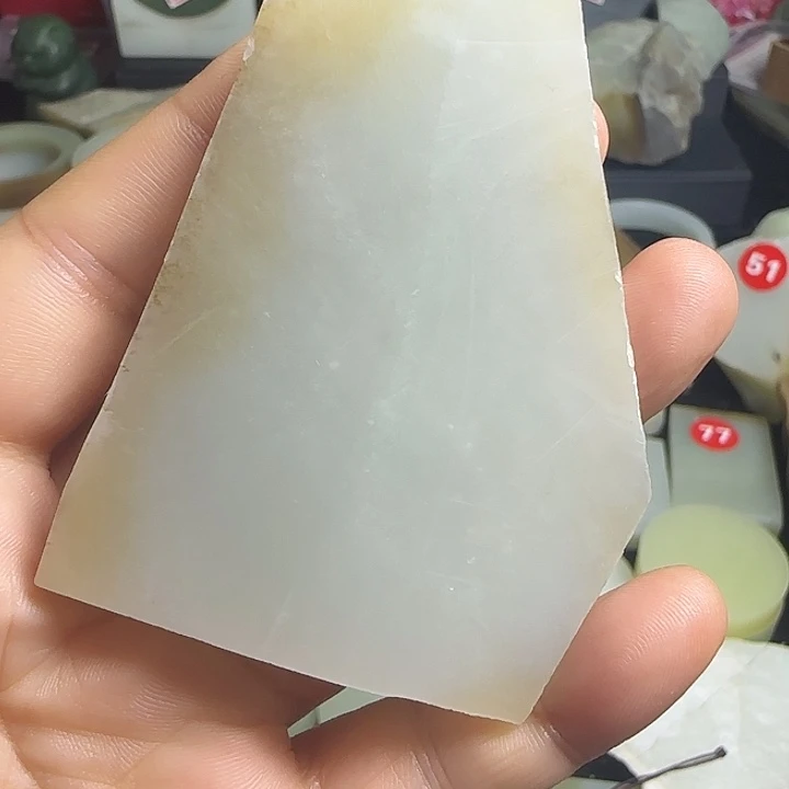 未镶嵌和田玉（糖玉）珠宝半成品