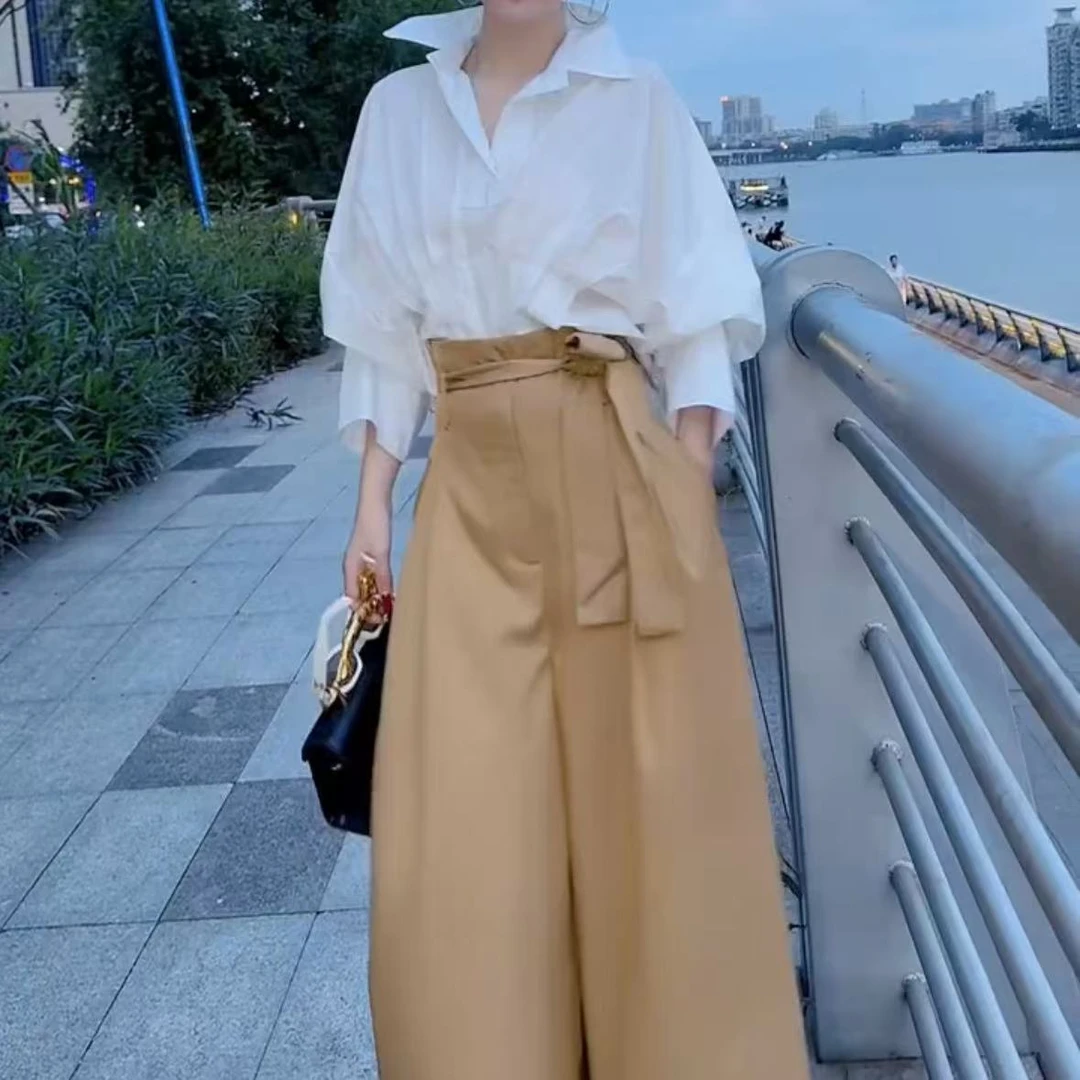 2025春季新款时尚显瘦气质女士网红洋气两件套百搭款D7382