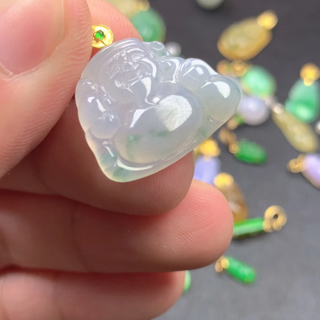 【闪购商品】颈饰18K金镶嵌翡翠翡翠