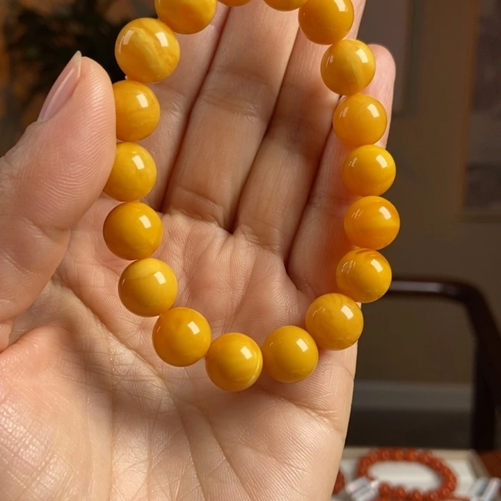 琥珀手链未镶嵌蜜蜡手串11