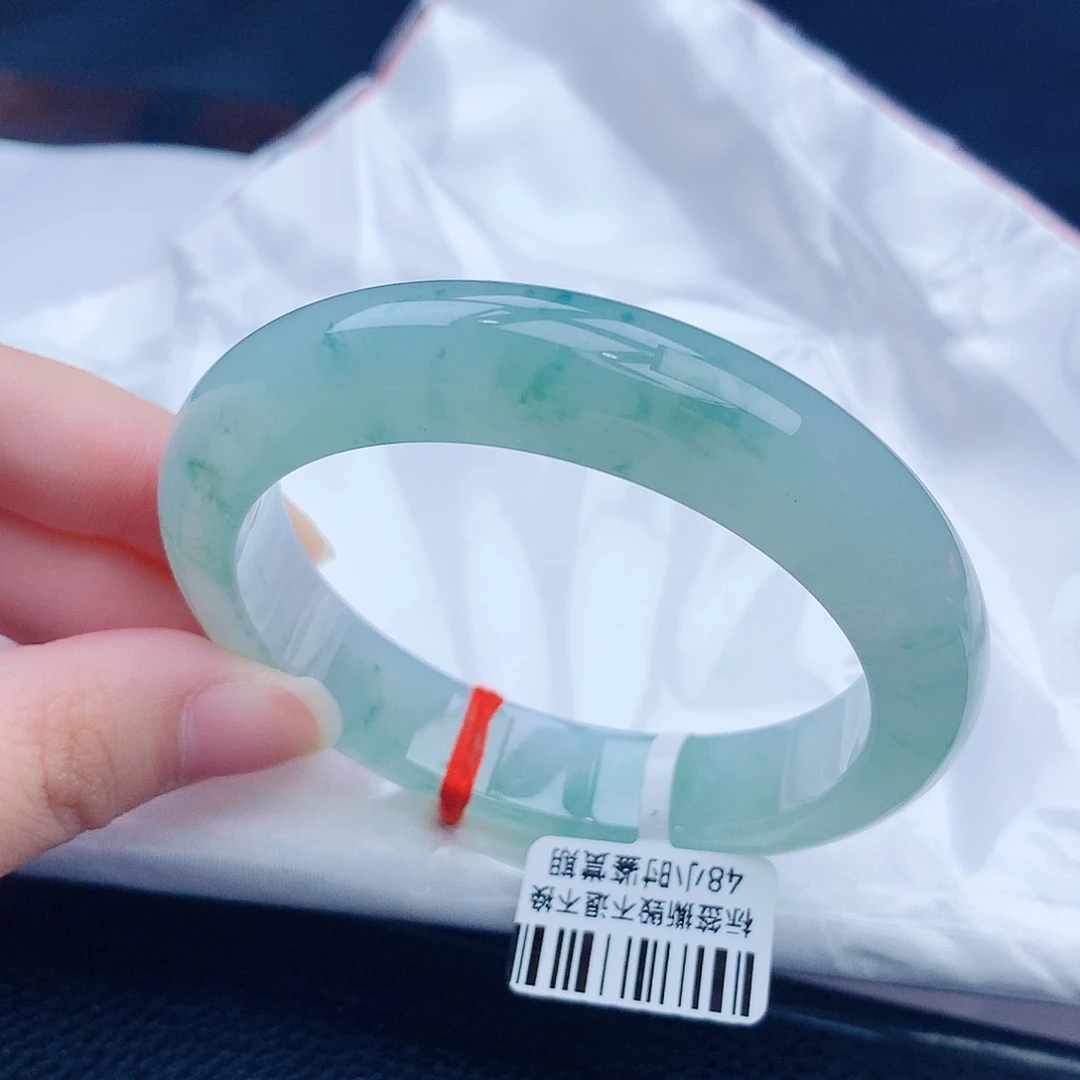翡翠未镶嵌手镯缅甸天然翡翠a货手镯