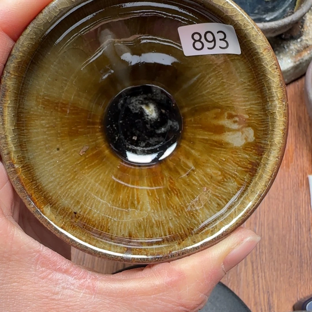 柴烧建盏茶盏茶杯893