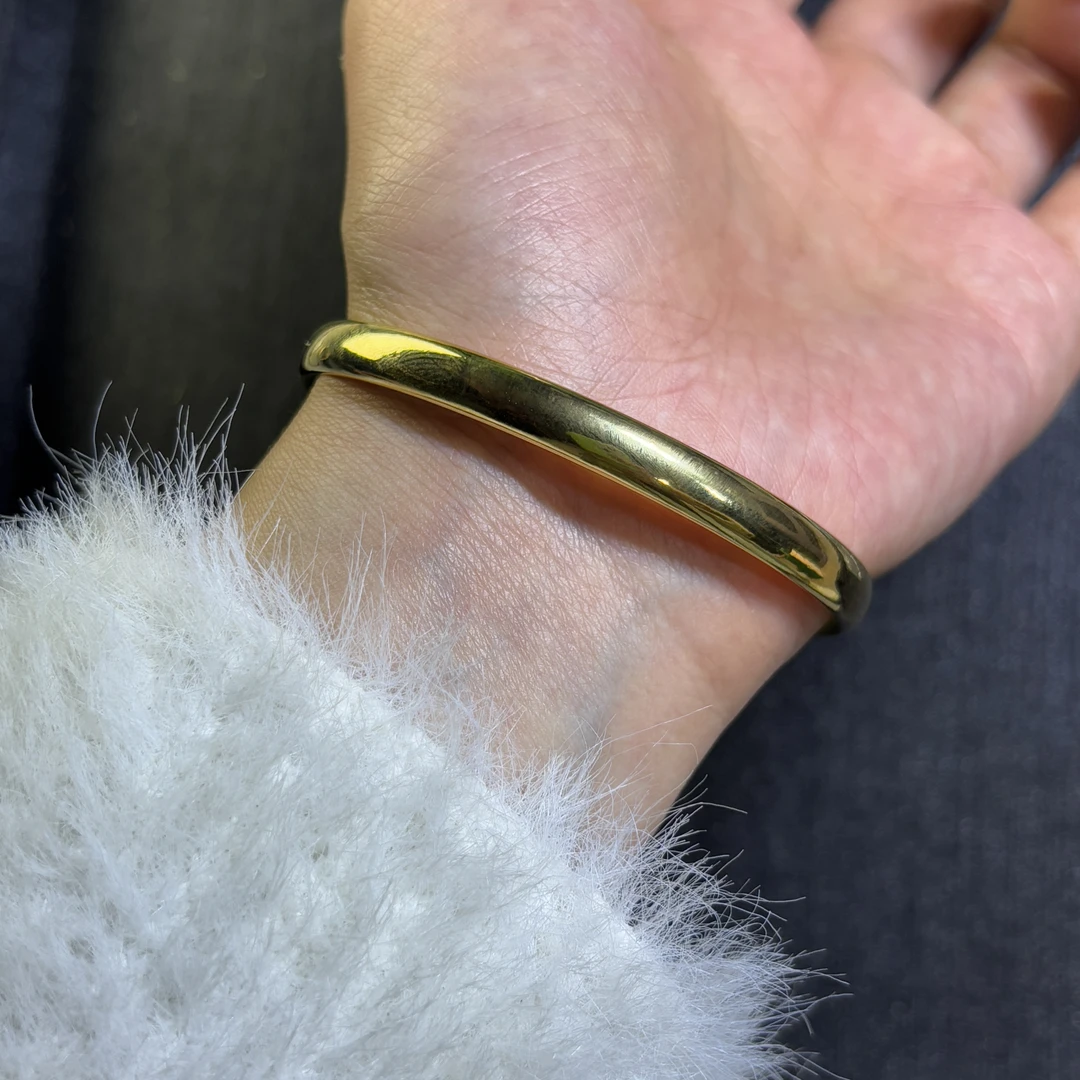 C122-禾遇光面开口手镯