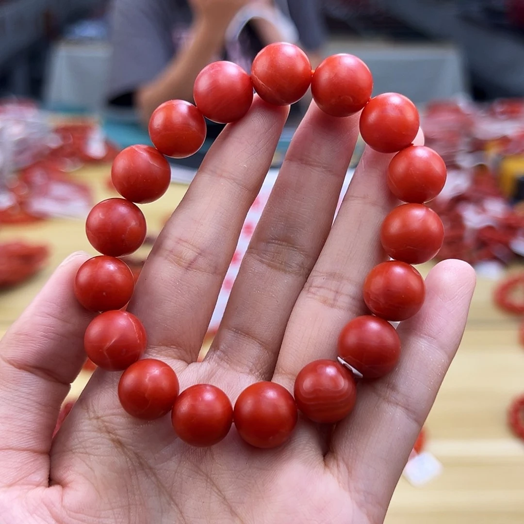 南红玛瑙多样性发一，卡12mm未镶嵌