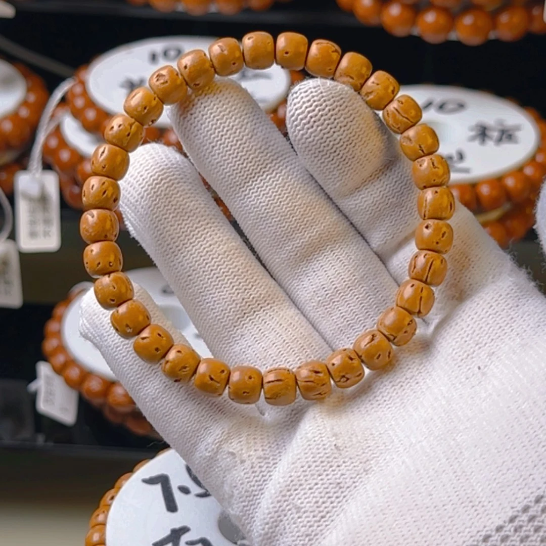 桃核手串?***懈脑纹桃核核壁老型