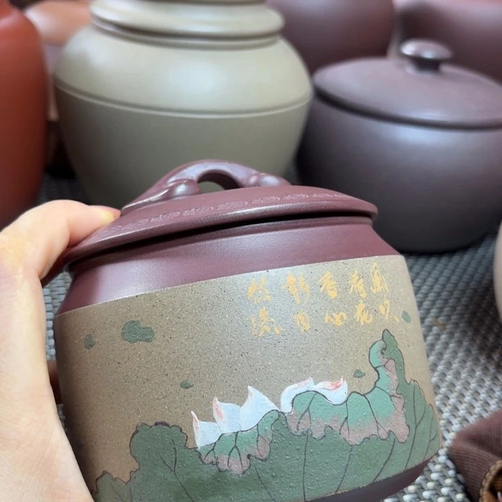 紫砂茶叶罐中高端紫砂茶叶罐