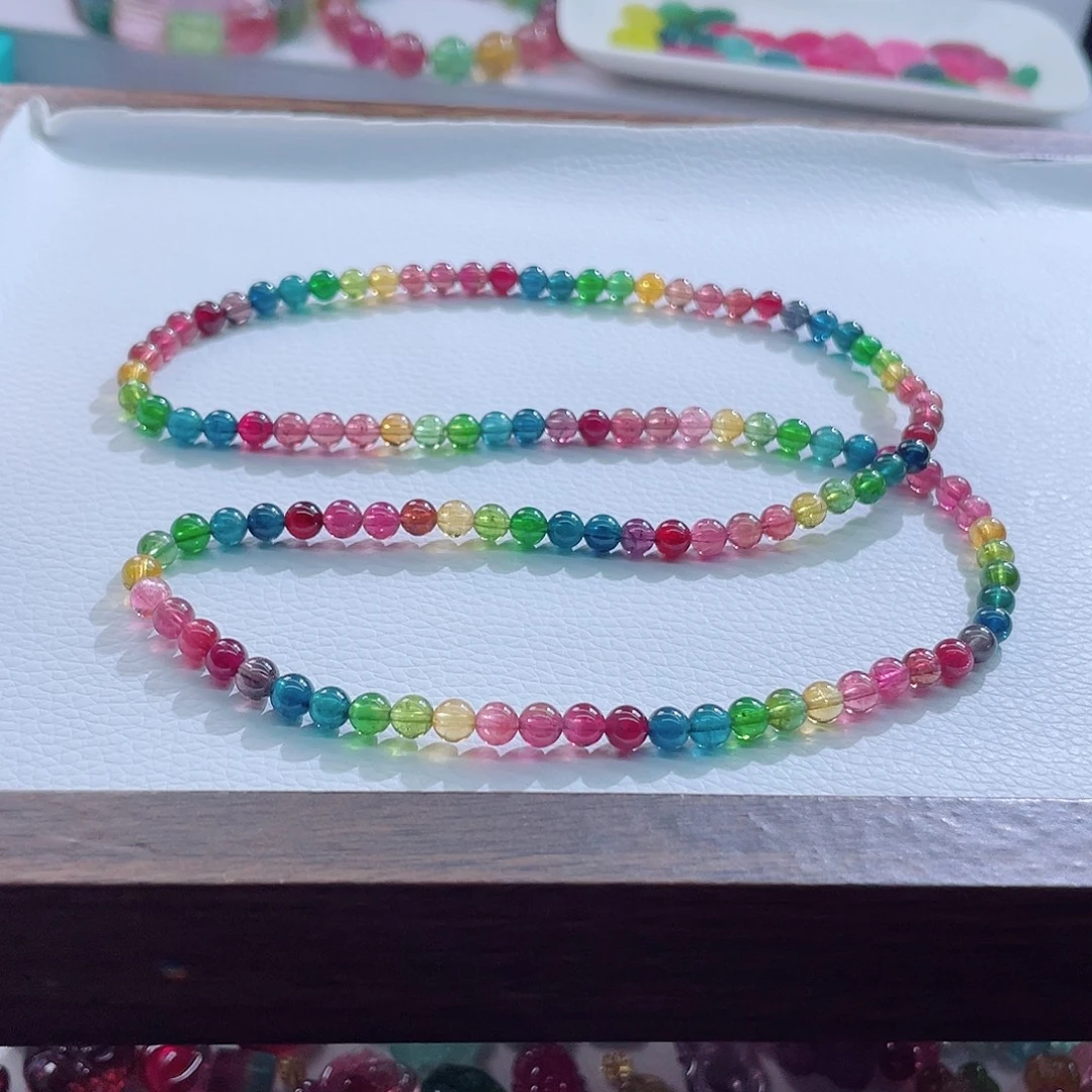 手链碧玺未镶嵌5mm左右