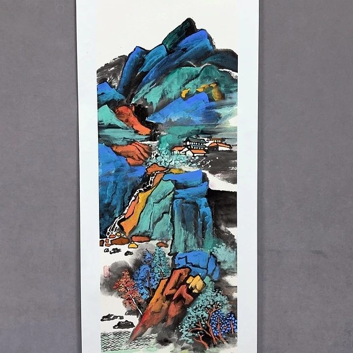 国画亲笔手绘放心去藏