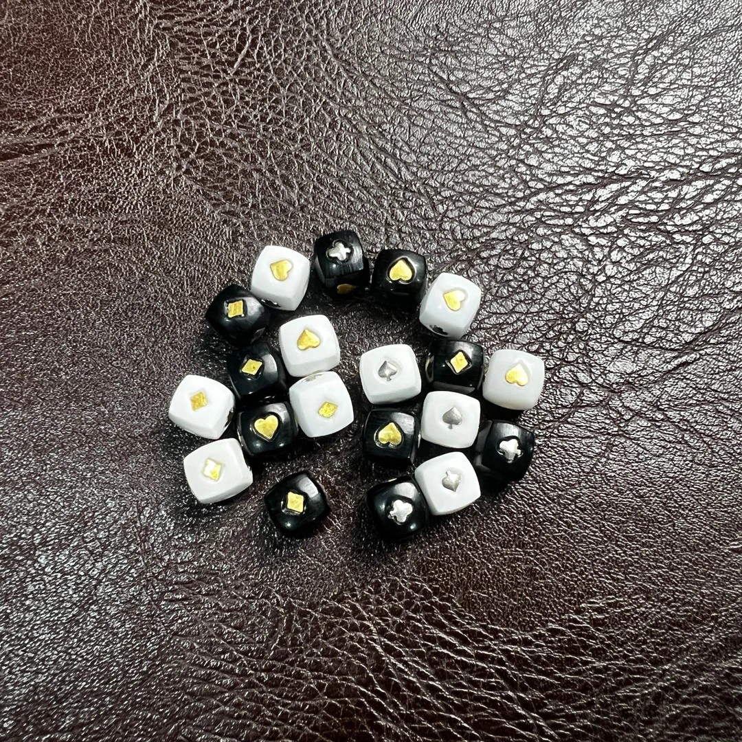 黑白玛瑙配饰一对 （多样性发货发其一） 78