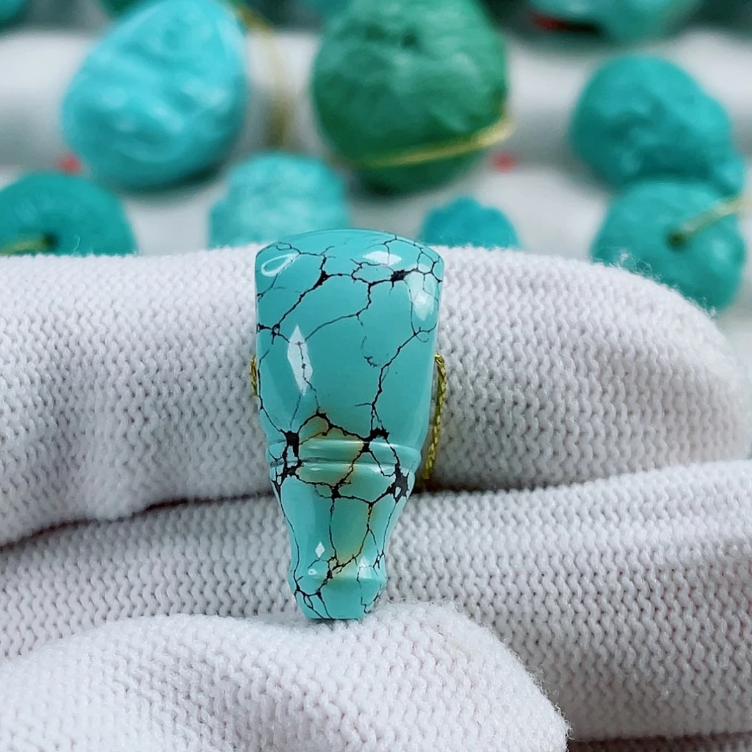 未镶嵌绿松石车挂