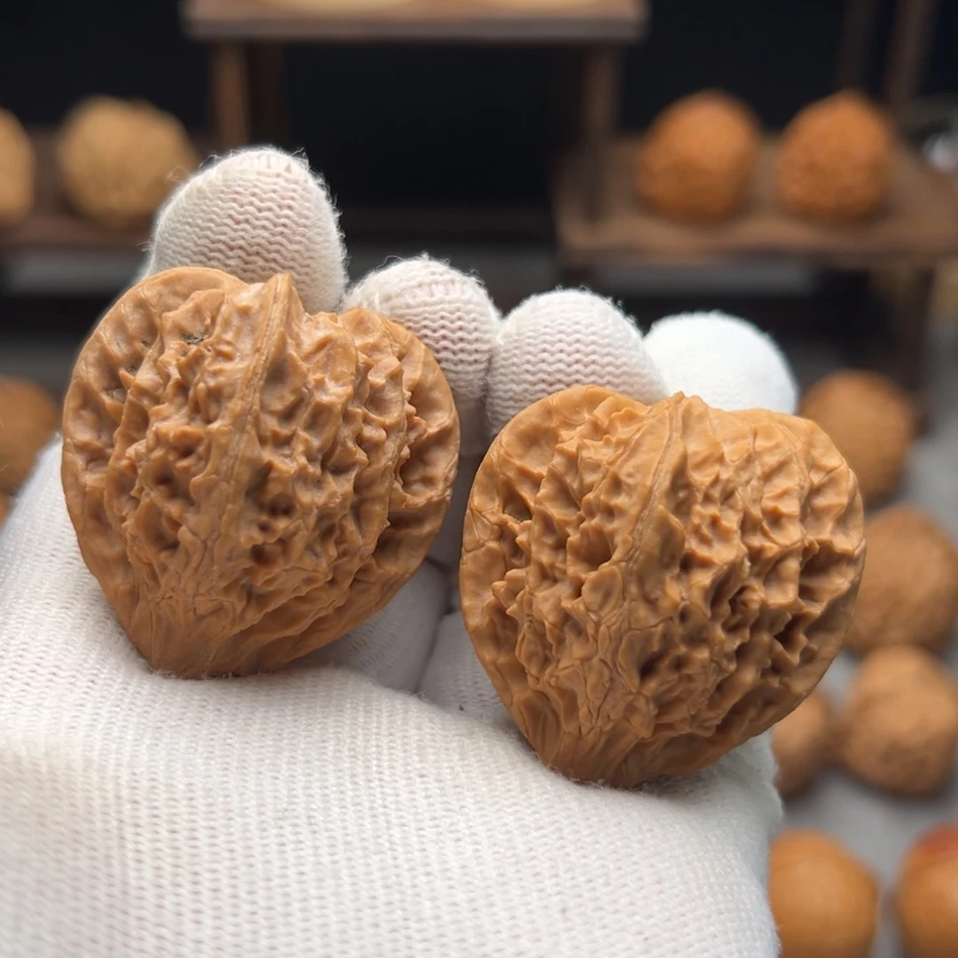 桃核把件火焰38.38.40文玩核桃