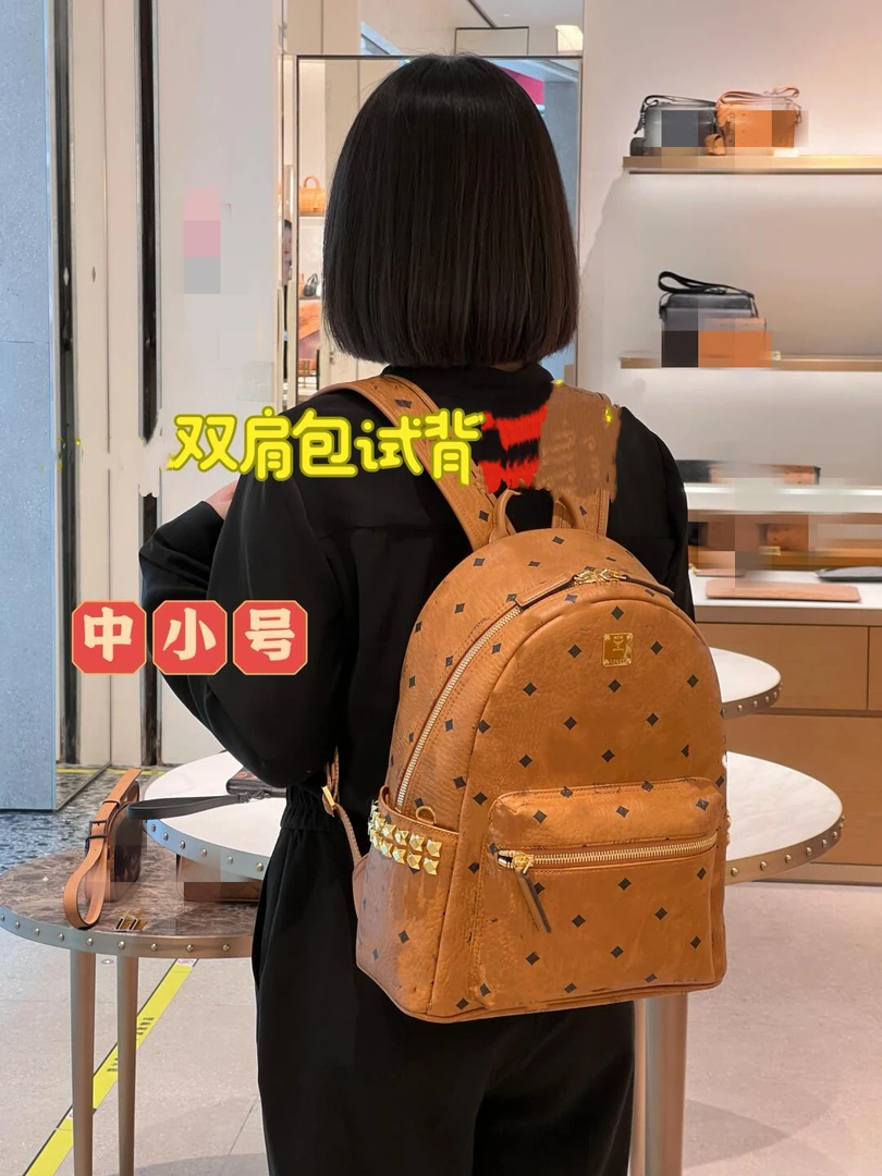 【8号双肩包小中】轻奢高仿国货印花复刻高仿广州土特产单肩斜包