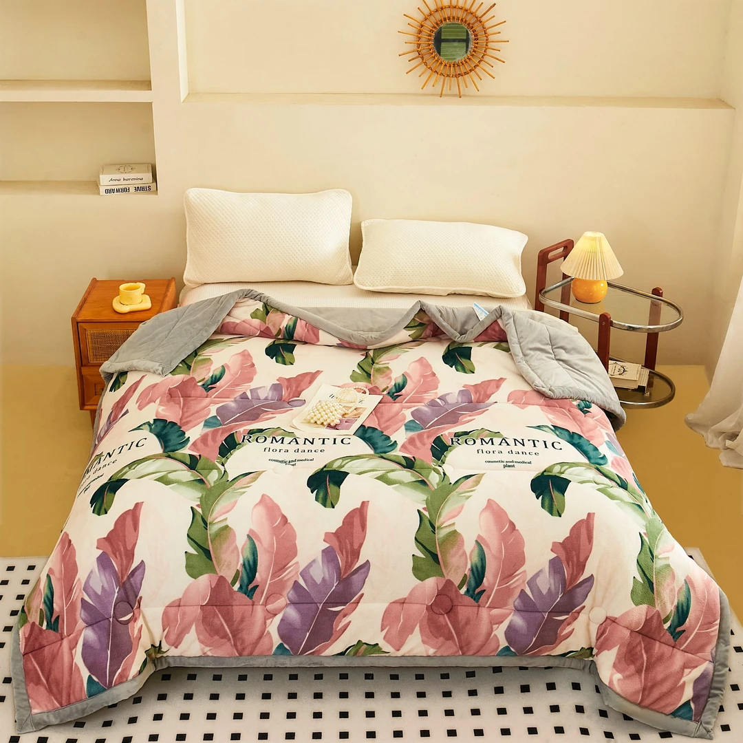 【30天试睡】保暖秋冬季牛奶绒被亲肤柔软盖被亲肤被子学生可机洗