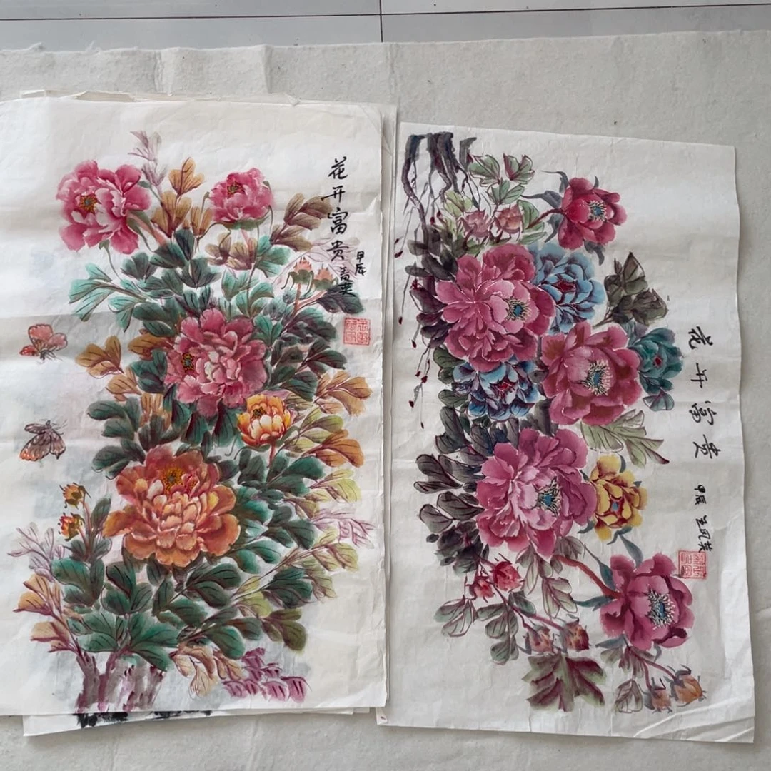 国画胡小春老师绘画