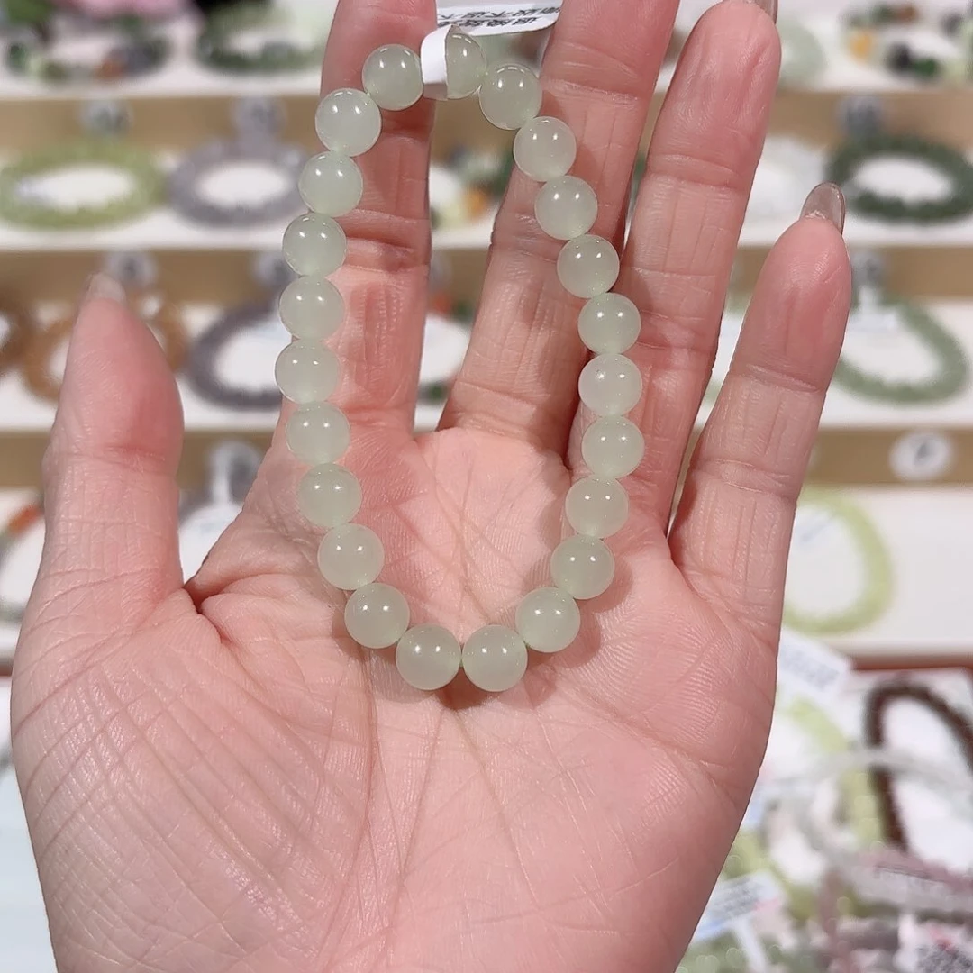 和田玉手链未镶嵌V