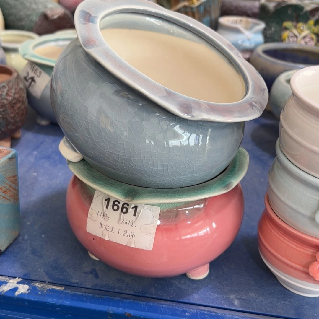 陶瓷多肉小花盆@@1663