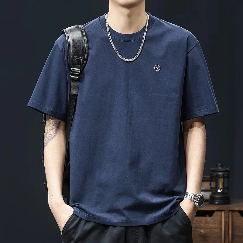 MR.MUDI/穆迪先生高端潮牌短袖t恤男士2025夏季新款宽松大码半袖