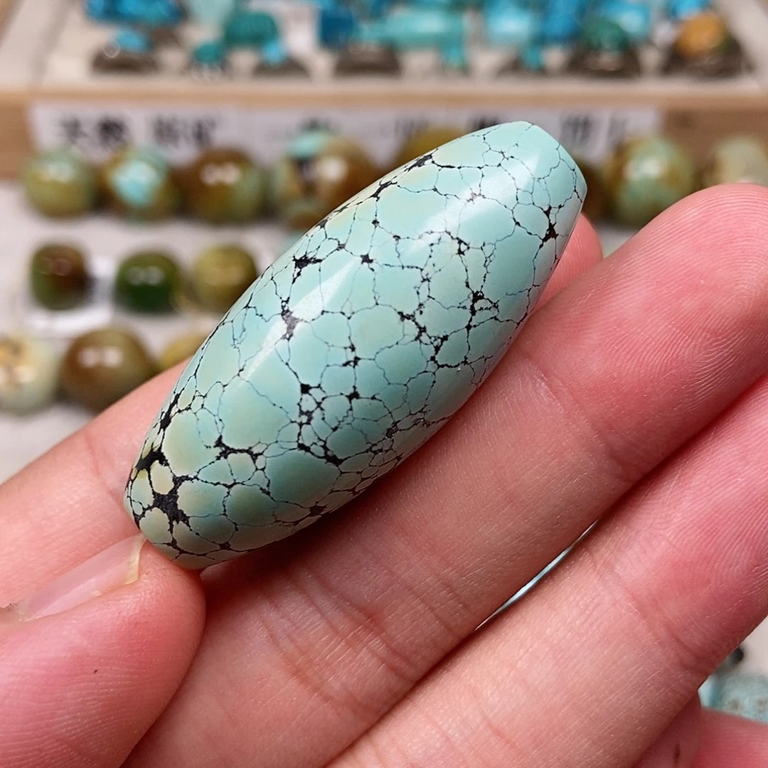 未镶嵌绿松石珠宝半成品