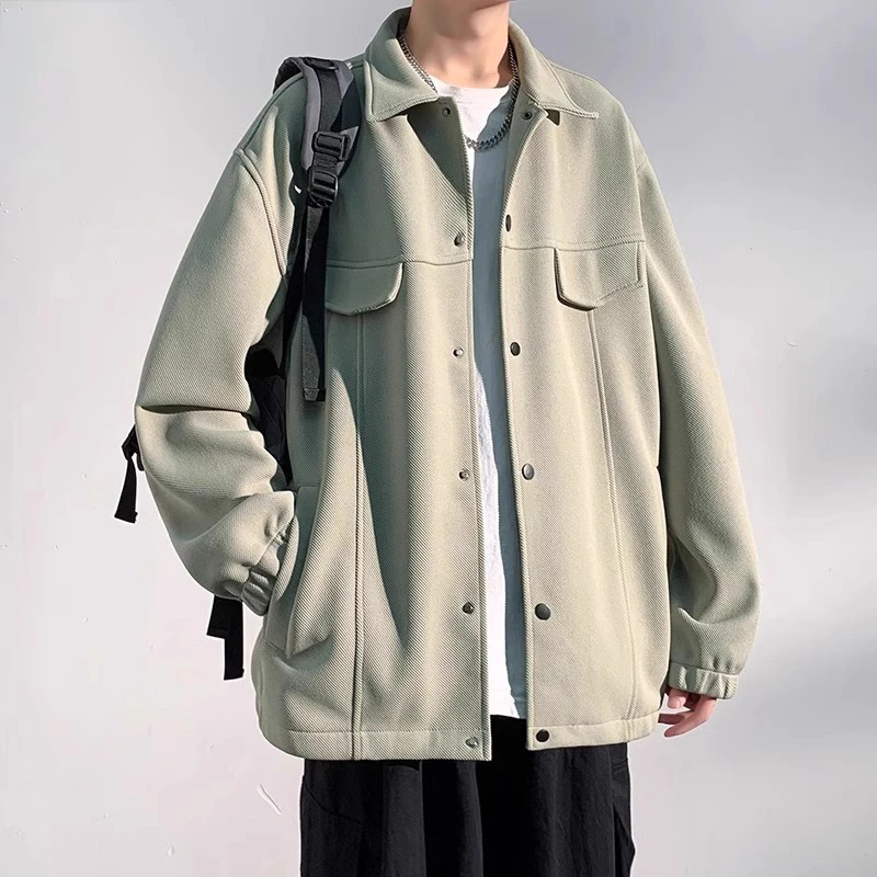 GSCebrodz美式潮流工装夹克男士春季新款宽松百搭上衣潮牌外套男