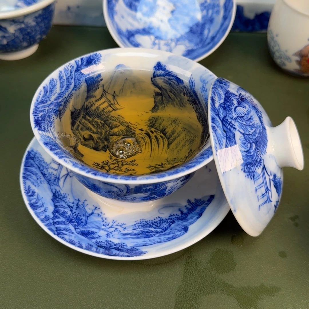 景德镇纯手绘茶具具圆圆276